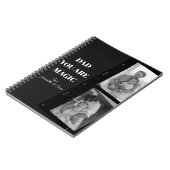 Carnet 'Papa tu es magique' Photo de deux papas personnal (Côté gauche)