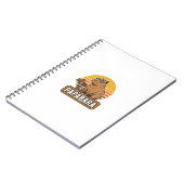 Carnet PAPABARA Conception Vectorielle Papa Capybara Rétr (Côté gauche)