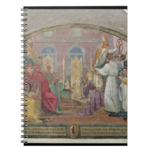 Carnet Pape Eugene IV consacrant le couvent de San mars