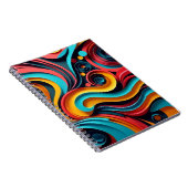 Carnet Papercut Vagues colorées (Côté Droit)
