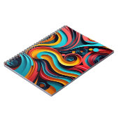 Carnet Papercut Vagues colorées (Côté gauche)