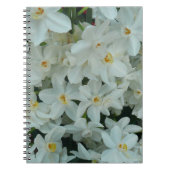 Carnet Paperwhite Narcissus Fleurs blanches délicates (Devant)