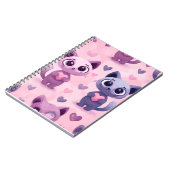 Carnet Papeterie de la station de chat mignon Conception  (Côté gauche)