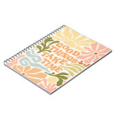Carnet Papeterie de motivation colorée esthétique (Côté gauche)