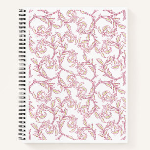 Carnet Papeterie élégante à motif floral "Blossom Vine"