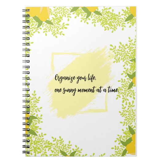 Carnet Papeterie Inspirée des Agrumes  (Devant)