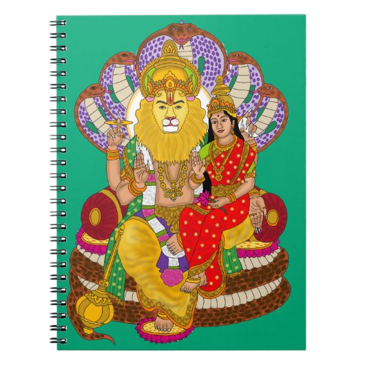 Carnet Papeterie Lakshmi Narasimha (Devant)