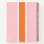 Carnet Papeterie personnalisée avec monogramme pour cortè (Dos)