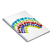 Carnet Papier arc en ciel (Côté Droit)