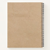 Carnet Papier Brown Rustique Kraft Simple Professionnel (Dos)