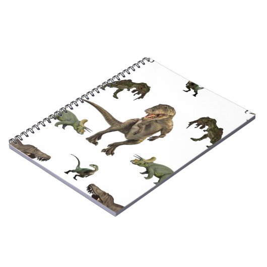 Carnet Papier Dinosaure (Côté gauche)