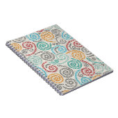 Carnet Papier fripé par fantaisie de broderie (Côté Droit)