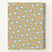 Carnet Papier graphique personnalisé Retro Boho Mandala (Dos)