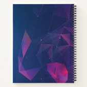 Carnet Papier graphique simple géométrique personnalisé v (Dos)