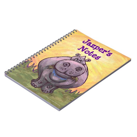 Carnet Papier Hippopotamus (Côté gauche)
