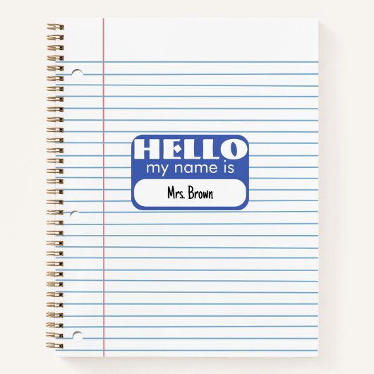 Carnet Papier libre pour école (Devant)