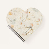 Carnet Papier mûrier monogrammé Beaux souvenirs (Devant)