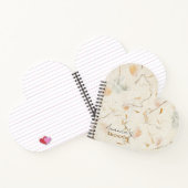 Carnet Papier mûrier monogrammé Beaux souvenirs (Intérieur)