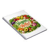 Carnet Papier-notes « Vegan Hello » (Côté Droit)