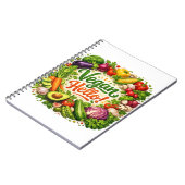 Carnet Papier-notes « Vegan Hello » (Côté gauche)