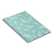 Carnet Papier numérique motif papillon (Côté Droit)