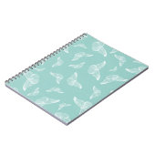 Carnet Papier numérique motif papillon (Côté gauche)