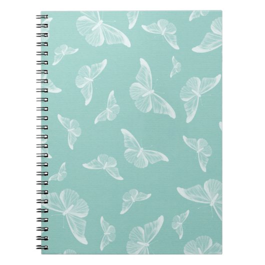 Carnet Papier numérique motif papillon (Devant)
