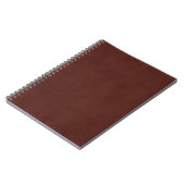 Carnet Papier parcheminé Brown bronzé par cuir vintage (Côté gauche)
