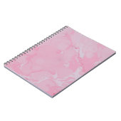 Carnet Papier peint abstrait rose (Côté gauche)