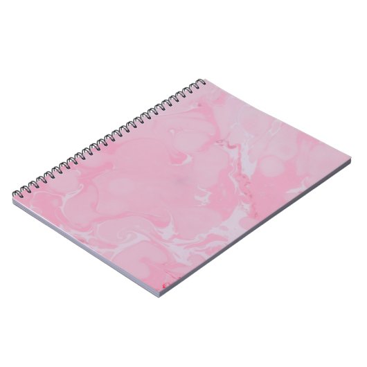 Carnet Papier peint abstrait rose (Côté gauche)