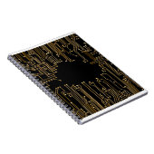 Carnet Papier peint arrière - plan de carte de circuit (Côté Droit)