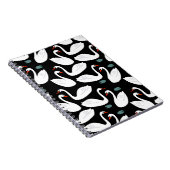 Carnet Papier peint blanc Swans Lake (Côté Droit)