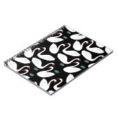 Carnet Papier peint blanc Swans Lake (Côté gauche)