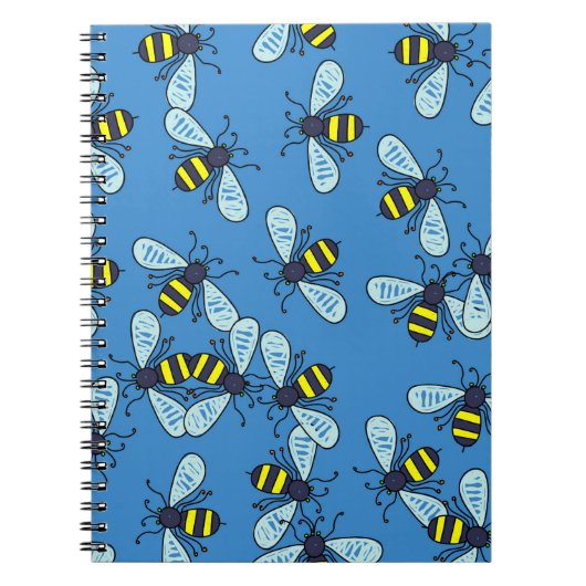 Carnet Papier peint d'abeille (Devant)