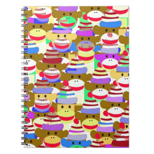 Carnet Papier peint de singe