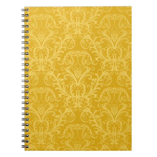 Carnet Papier peint doré de luxe (Devant)