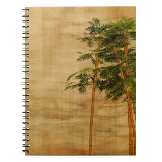Carnet Papier peint en bambou (Devant)