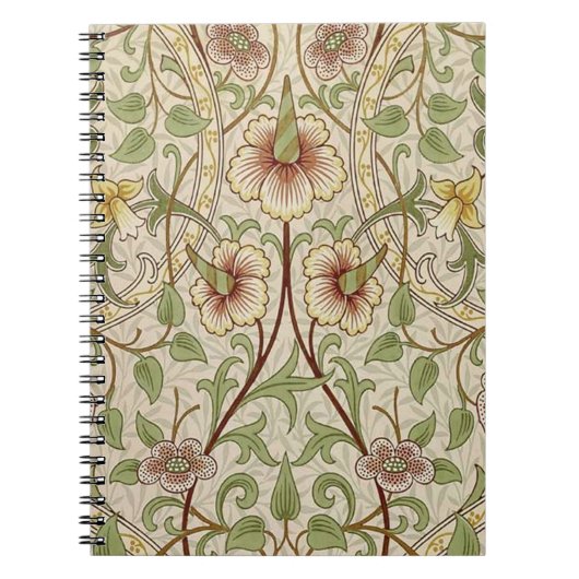 Carnet Papier peint fleur classique jonquille de William (Devant)