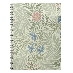 Carnet Papier peint floral de William Morris Larkspur