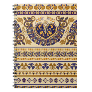 Carnet Papier peint floral égyptien trié