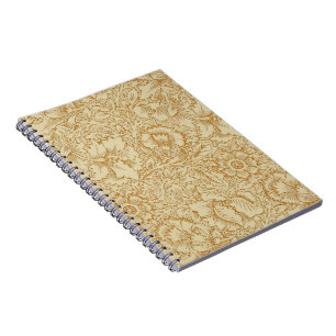Carnet Papier peint floral Poppy de William Morris