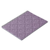 Carnet Papier peint floral pourpre (Côté gauche)