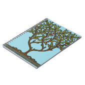 Carnet Papier peint frise d'arbre de William Morris (Côté gauche)