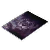 Carnet Papier peint Galaxy Lion Face Art (Côté gauche)