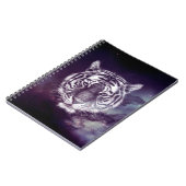 Carnet Papier peint Galaxy Tiger Face (Côté gauche)