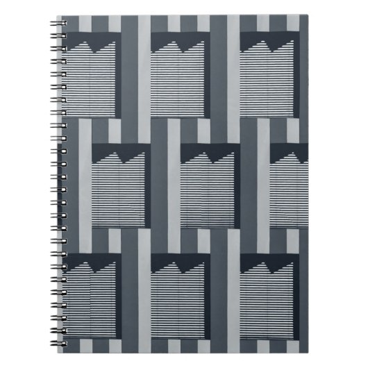Carnet Papier peint numérique gris (Devant)