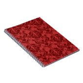 Carnet Papier peint rouge (Côté Droit)