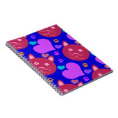 Carnet Papier peint transparent de style dessin avec visa (Côté Droit)