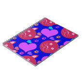 Carnet Papier peint transparent de style dessin avec visa (Côté gauche)