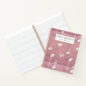 Carnet Papier peint vintage des années 50 Personnalisé (Intérieur)